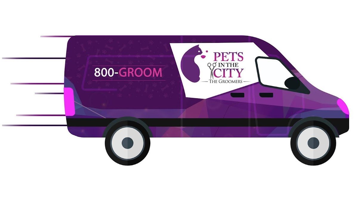 800-GROOM Pets in the City Mobile Grooming